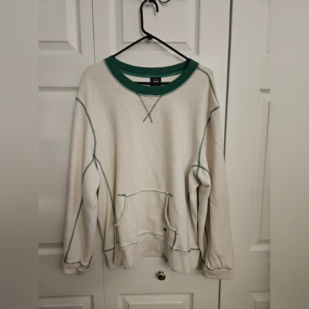 Le Tigre Cream and Green Sweater XL - Picture 1 of 5